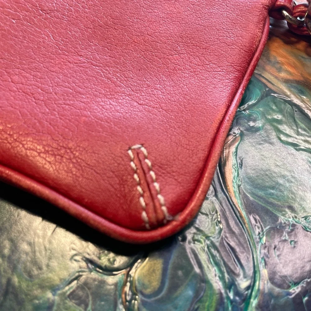 Coach RED wristlet - Picture 8 of 10